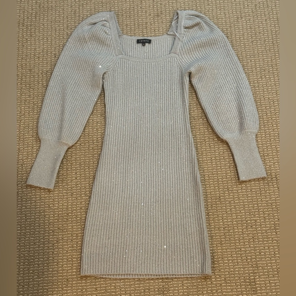 1. STATE sequined sweaterdress SZ XS